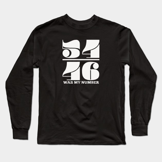 Toots And The Maytals 54 46 Was My Number Long Sleeve T-Shirt by indoart